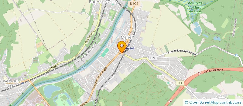 localisation de l'entreprise MADAME ANGELIQUE GODEFROY  MERIEL