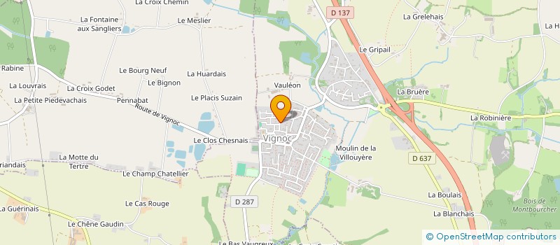 localisation de l'entreprise MADAME ANGELIQUE GOHIN  VIGNOC