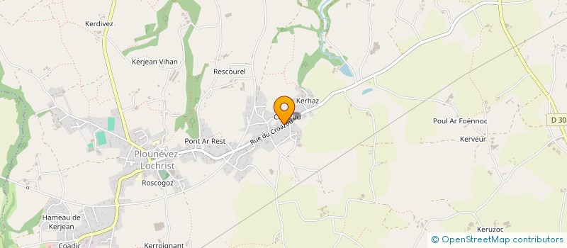 localisation de l'entreprise MADAME ANGELIQUE GOMES  PLOUNEVEZ-LOCHRIST