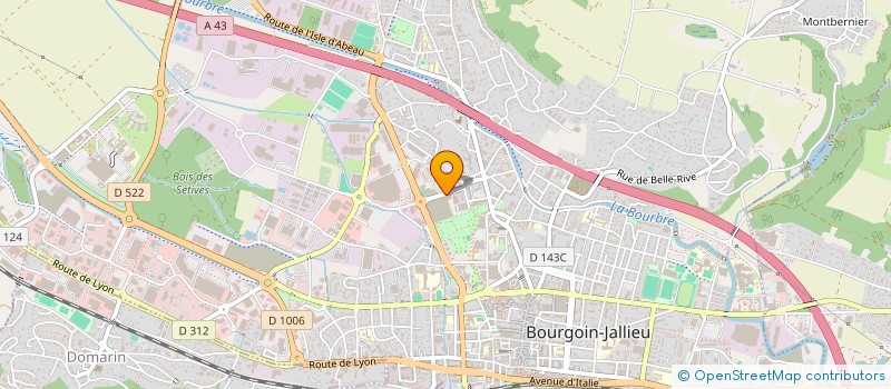 localisation de l'entreprise MADAME ANGELIQUE GONCALVES à BOURGOIN-JALLIEU