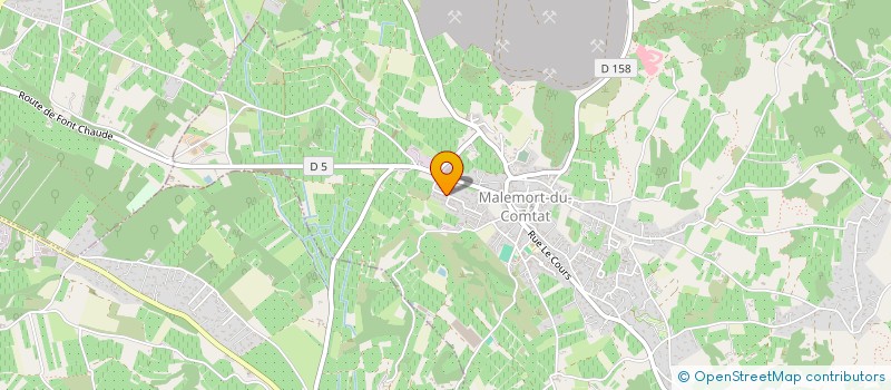 localisation de l'entreprise MADAME ANGELIQUE GONZALEZ MORENO  MALEMORT-DU-COMTAT