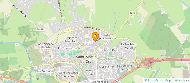 localisation de l'entreprise MADAME ANGELIQUE GORMAND à SAINT MARTIN DE CRAU
