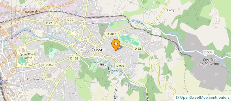 localisation de l'entreprise MADAME ANGELIQUE GRANDURY à CUSSET
