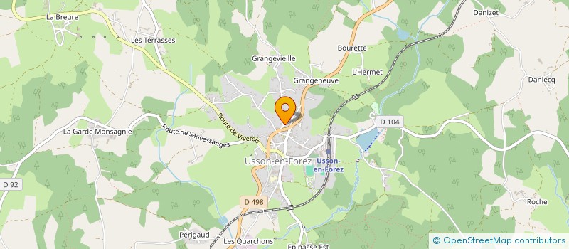 localisation de l'entreprise MADAME ANGELIQUE GRANGER à USSON-EN-FOREZ
