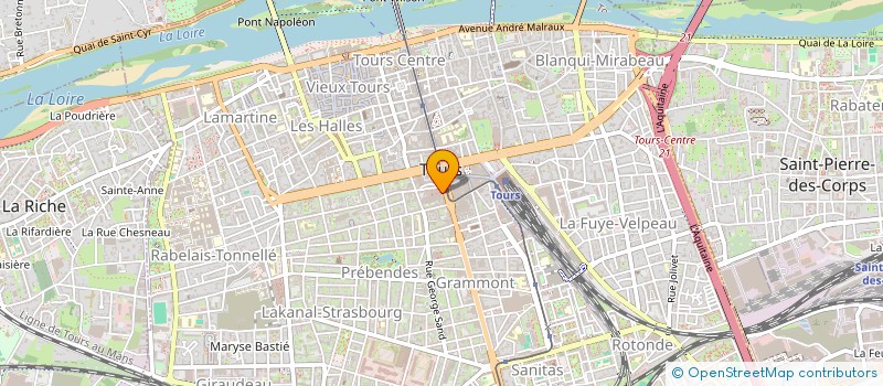 localisation de l'entreprise MADAME ANGELIQUE GRAS  TOURS