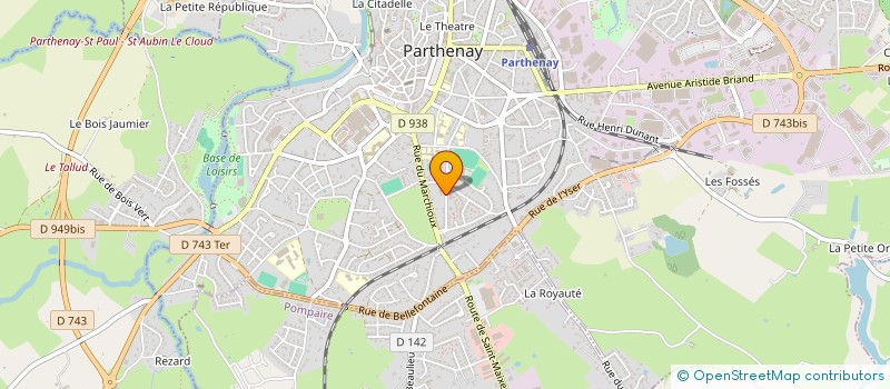 localisation de l'entreprise MADAME ANGELIQUE GREGOIRE à PARTHENAY
