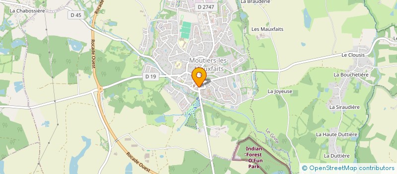 localisation de l'entreprise MADAME ANGELIQUE GRELIER à MOUTIERS-LES-MAUXFAITS