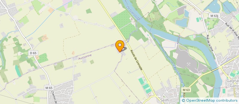 localisation de l'entreprise MADAME ANGELIQUE GRELOT-BOSC à AUSSONNE
