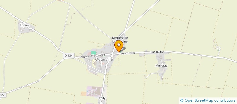 localisation de l'entreprise MADAME ANGELIQUE GRISET à OUTARVILLE