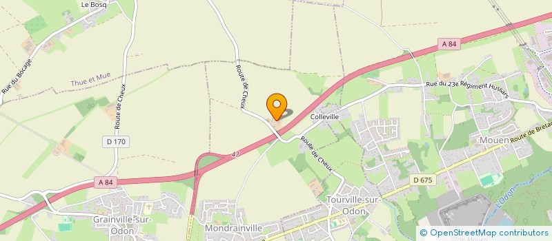 localisation de l'entreprise MADAME ANGELIQUE GROSS  MONDRAINVILLE