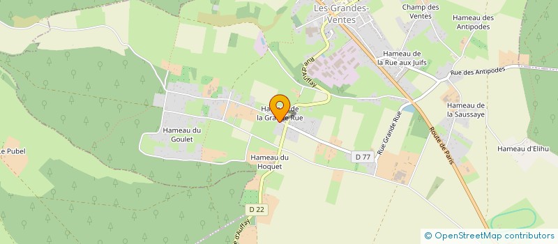 localisation de l'entreprise MADAME ANGELIQUE GUEUDRE  LES GRANDES VENTES