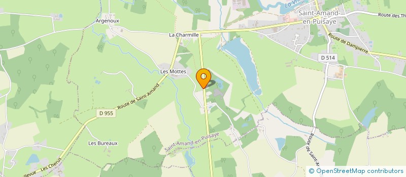 localisation de l'entreprise MADAME ANGELIQUE GUILLOT à SAINT-AMAND-EN-PUISAYE