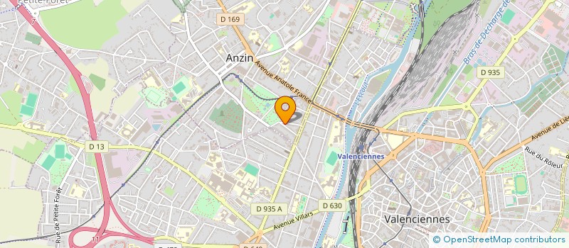 localisation de l'entreprise MADAME ANGELIQUE HAINAUT à ANZIN