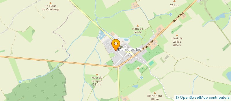 localisation de l'entreprise MADAME ANGELIQUE HAINE-BINET  MAIZIERES-LES-VIC