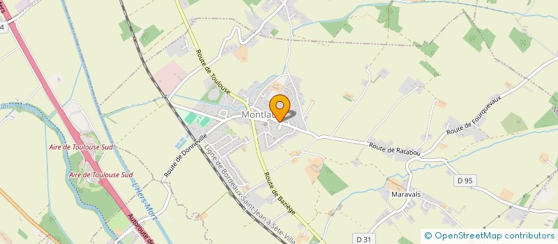 localisation de l'entreprise MADAME ANGELIQUE HAMEL  MONTLAUR