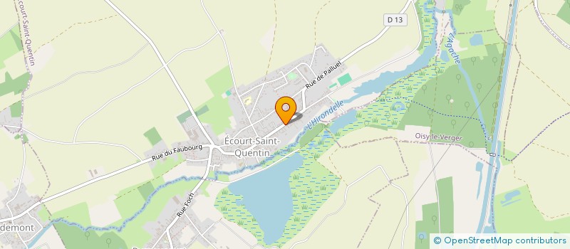 localisation de l'entreprise MADAME ANGELIQUE HANSART  ECOURT-SAINT-QUENTIN