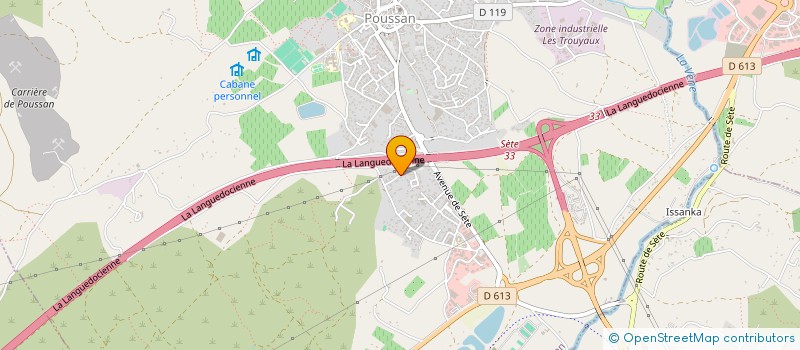 localisation de l'entreprise MADAME ANGELIQUE HARDY  POUSSAN