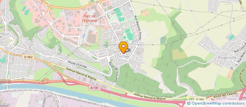 localisation de l'entreprise MADAME ANGELIQUE HAUTOT à GONFREVILLE-L'ORCHER