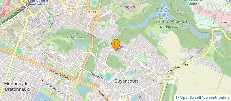 localisation de l'entreprise MADAME ANGELIQUE HAUTREUX  GUYANCOURT