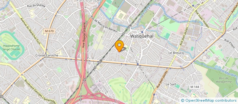 localisation de l'entreprise MADAME ANGELIQUE HAYEZ à WASQUEHAL
