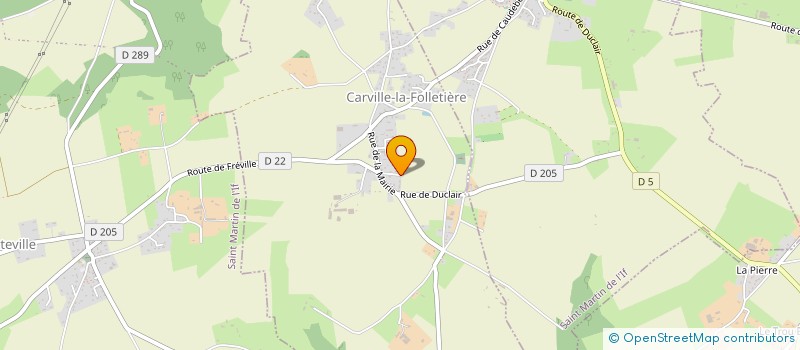 localisation de l'entreprise MADAME ANGELIQUE HEDIN à CARVILLE-LA-FOLLETIERE