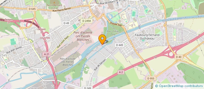 localisation de l'entreprise MADAME ANGELIQUE HENNO  DENAIN