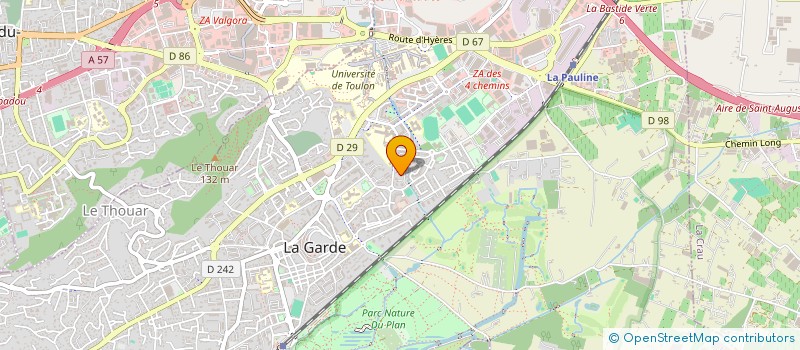 localisation de l'entreprise MADAME ANGELIQUE HENRI  LA GARDE