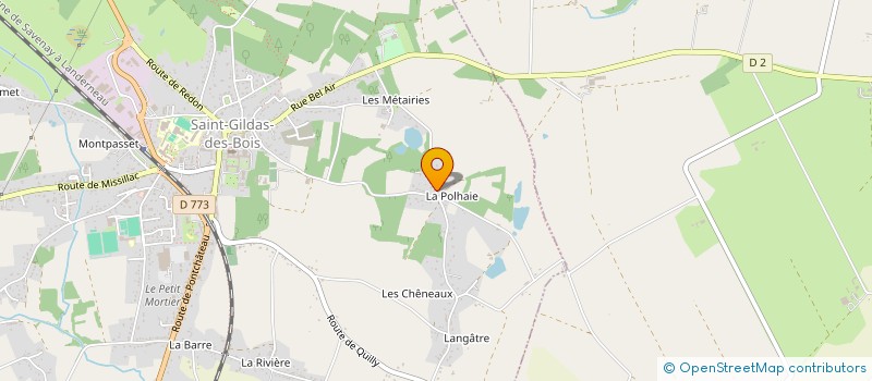 localisation de l'entreprise MADAME ANGELIQUE HERVY  SAINT-GILDAS-DES-BOIS