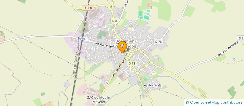 localisation de l'entreprise MADAME ANGELIQUE HETUIN  BOHAIN-EN-VERMANDOIS