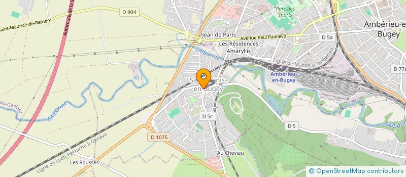 localisation de l'entreprise MADAME ANGELIQUE HEU  AMBERIEU-EN-BUGEY