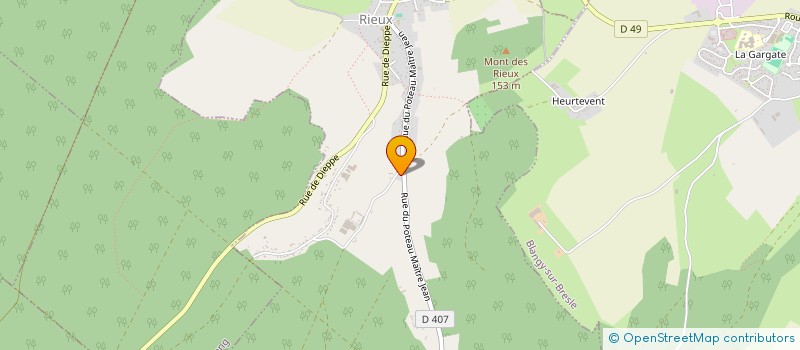 localisation de l'entreprise MADAME ANGELIQUE HEUX  RIEUX