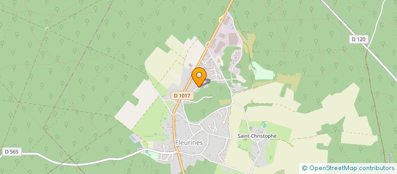 localisation de l'entreprise MADAME ANGELIQUE HILDEVERT  FLEURINES