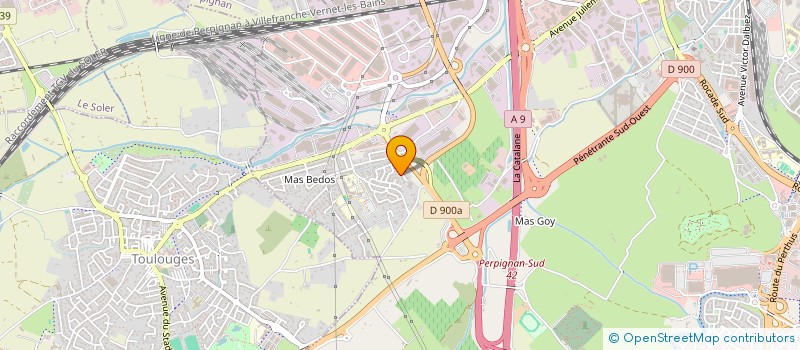 localisation de l'entreprise MADAME ANGELIQUE HIRMANCE  PERPIGNAN