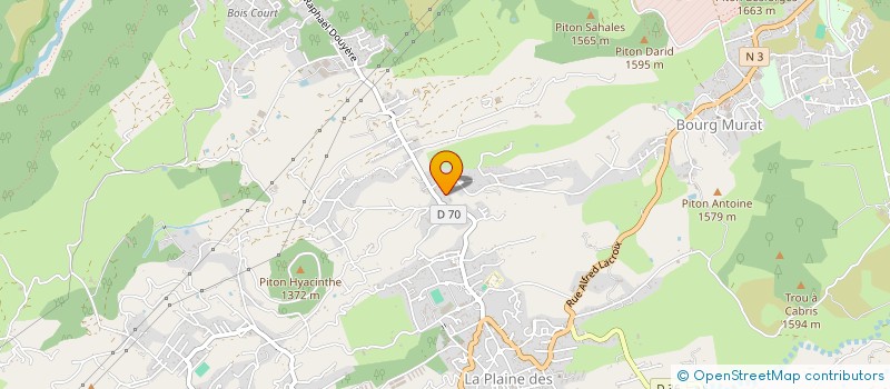 localisation de l'entreprise MADAME ANGELIQUE HOARAU  LE TAMPON