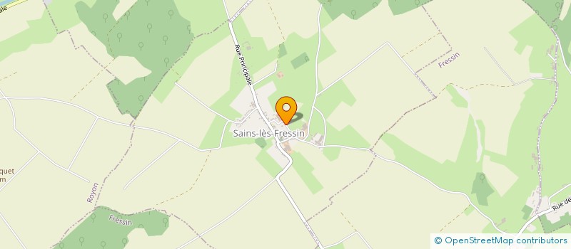 localisation de l'entreprise MADAME ANGELIQUE HOUILLIER  SAINS-LES-FRESSIN