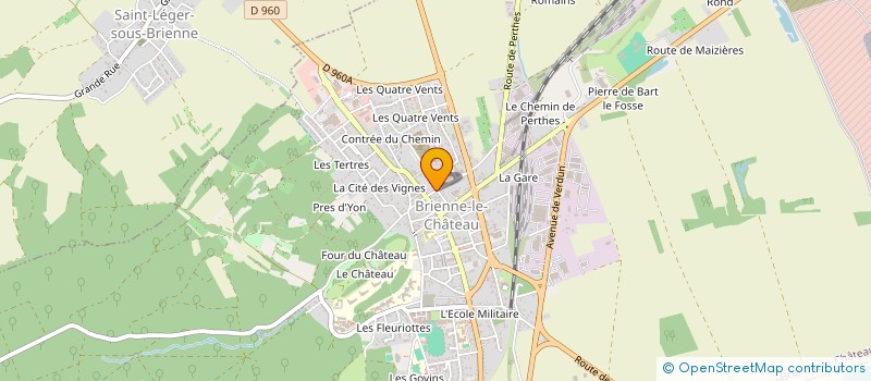 localisation de l'entreprise MADAME ANGELIQUE HUART  BRIENNE-LE-CHATEAU