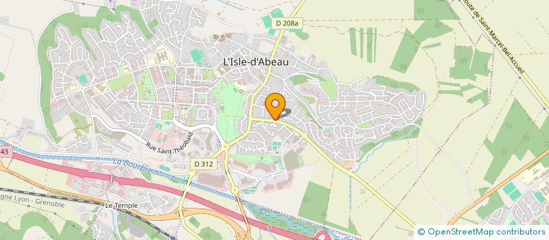 localisation de l'entreprise MADAME ANGELIQUE IAFRATE à L'ISLE-D'ABEAU