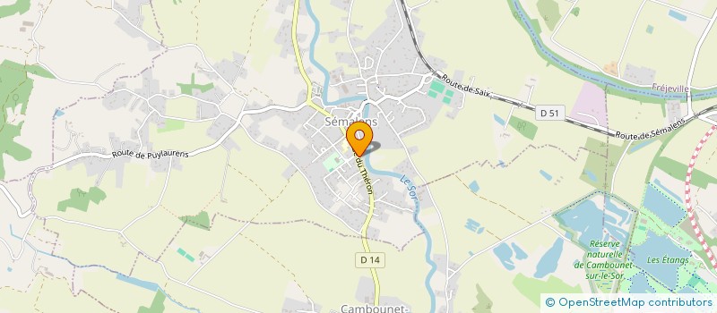 localisation de l'entreprise MADAME ANGELIQUE IDELOT  SEMALENS