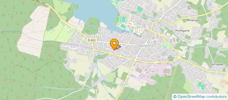 localisation de l'entreprise MADAME ANGELIQUE INGRAND  SOUSTONS