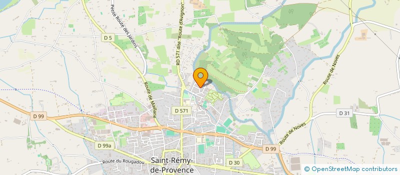 localisation de l'entreprise MADAME ANGELIQUE ISSELIN  SAINT-REMY-DE-PROVENCE