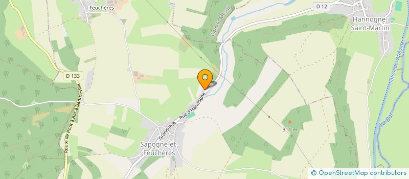 localisation de l'entreprise MADAME ANGELIQUE JACQUOT  HANNOGNE-SAINT-MARTIN