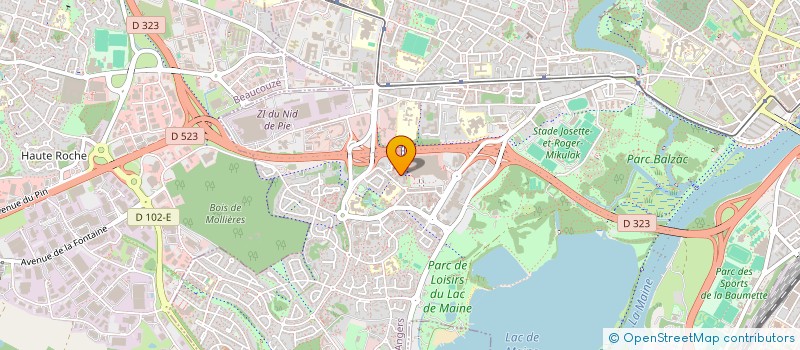 localisation de l'entreprise MADAME ANGELIQUE JANNETEAU  ANGERS