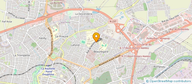 localisation de l'entreprise MADAME ANGELIQUE JARNY  LA ROCHELLE