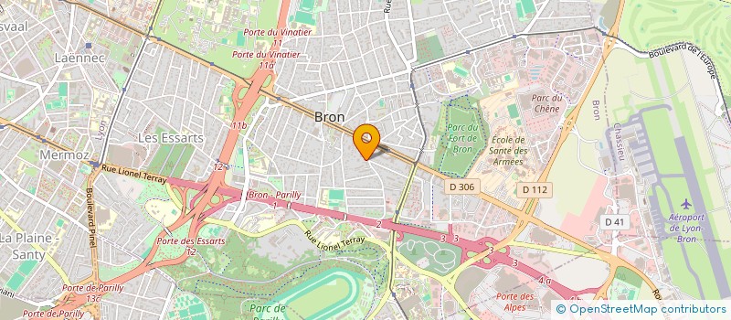 localisation de l'entreprise MADAME ANGELIQUE JEAN-LOUIS  BRON