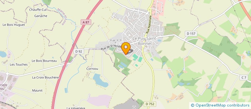 localisation de l'entreprise MADAME ANGELIQUE JOST à CHOLET