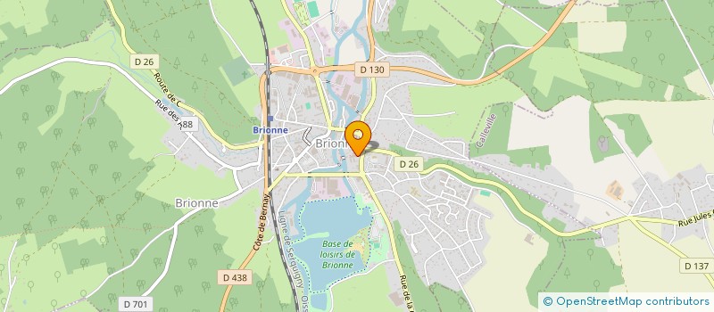 localisation de l'entreprise MADAME ANGELIQUE JOURDAINE  BRIONNE