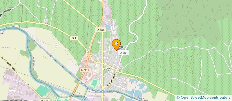 localisation de l'entreprise MADAME ANGELIQUE JUCHTZER  DIZY