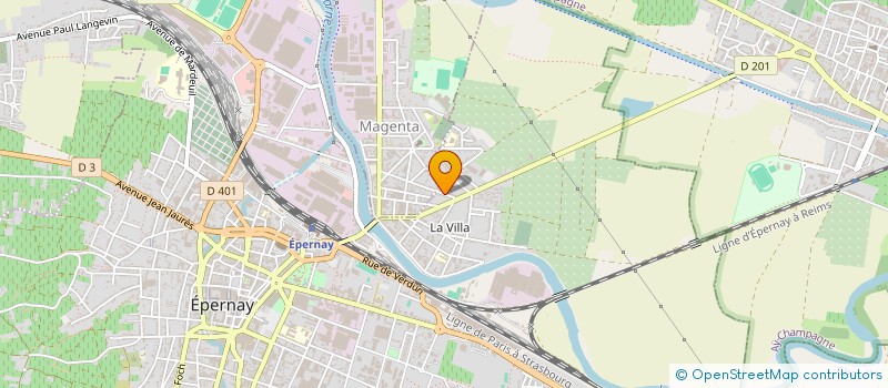 localisation de l'entreprise MADAME ANGELIQUE KLEIN-BONET  EPERNAY