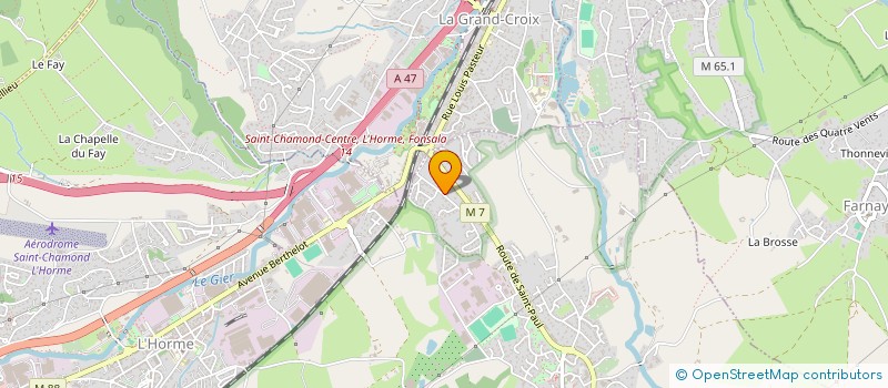 localisation de l'entreprise MADAME ANGELIQUE KOLASA  SAINT-PAUL-EN-JAREZ