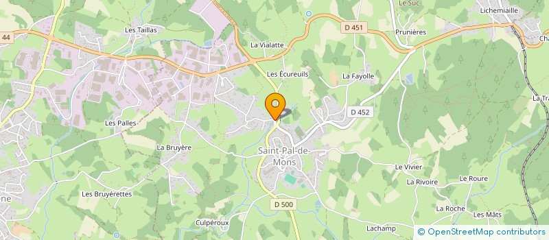 localisation de l'entreprise MADAME ANGELIQUE KOLLER  SAINT-PAL-DE-MONS